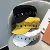 chic British retro casual flat-topped navy cap, Korean version for all four seasons, Japanese style street celebrity newsboy cap for taking photos details Picture